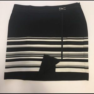 White House Black Market (WHBM) faux wrap skirt